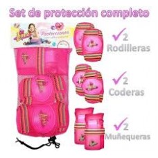 Set De Protecciones Soy Luna - Coderas Rodilleras Muneq Set De Protecciones Soy Luna - Coderas Rodilleras Muneq