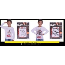 Kit Remera P/pintar Pintura Star Wars T 6 Kit Remera P/pintar Pintura Star Wars T 6