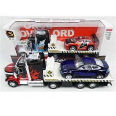 Camion Trailer Con Auto Incluido. 2 Modelos. En Caja Visora Camion Trailer Con Auto Incluido. 2 Modelos. En Caja Visora