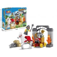 Set Block Castillo Medieval 30 Piezas Incluye Carruaje  . Fi