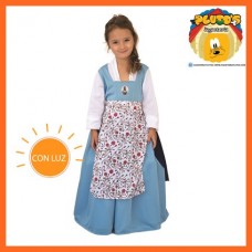 Disfraz La Bella Pelicula Campesina C/luz T0