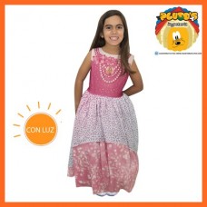 Disfraz Barbie Dreamtopia Rosa C/luz T0