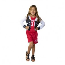 Disfraz L.o.l.  M.c. Swag (rojo)-t1