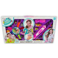 Set Con Trenzador 2 En 1  Para Hacer Brazaletes. Anillos. Vi