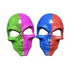 Careta Rig Calavera 2 Colores X1