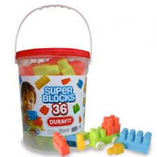Balde Con Blocks X 36 Pcs Duravit