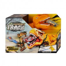 Pista Lanza Autos Dinosaurio