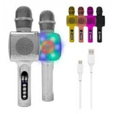 Microfono Karaoke Bluetppth Parlante Gris