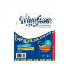 Repuesto Triunfante Carta Pentagramado 8h