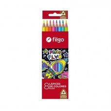 Lapiz De Color Fluo Filgo X 8
