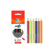 Lapiz De Color Mito Caja X6 Corto Ezco