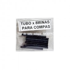 Mina Para Compas 2mm X8 Unidades En Bolsa