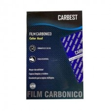 Papel Carbonico Azul Oficio X Unidad