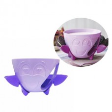 Taza Con Plato Para Galletas Plastico
