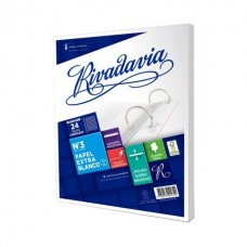 Repuesto Rivadavia N3 Cuadriculado C/banda 24h