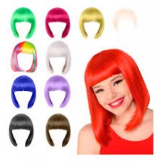Peluca Lacia Corta Varios Colores