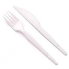 Vela Numero     Tenedor / Cuchillo De Plastico