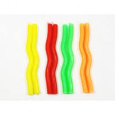 Vela Zig Zag Multicolor X8 Unidades