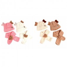 Set Gorro Y Bufanda Infantil Osito