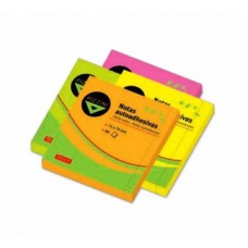 Notas Autoadhesivas Pizzini Fluo 75x75mm 80 Hojas Notas Autoadhesivas Pizzini Fluo 75x75mm 80 Hojas