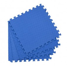 Piso De Goma Eva Con Bordes Liso 4pzs 60x60