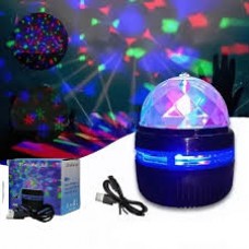 Mini Media Esfera Rgb Usb