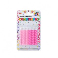 Vela 6cm Combinadas Nena X12