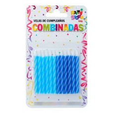 Vela 6cm Combinadas Nene X12