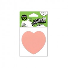 Notas Autodhesivas 70*70mm Corazon