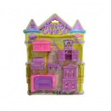 Set De Muebles Living En Blister 20x28cm