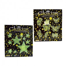 Apliques Brilla En La Oscuridad En Blister 24x27cm