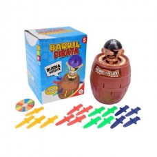 Juego De Mesa Barril Pirata 9x13x10cm