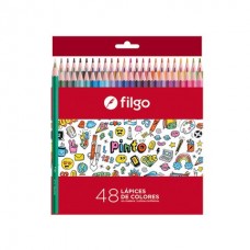 Lapiz De Color Largo Filgo X48