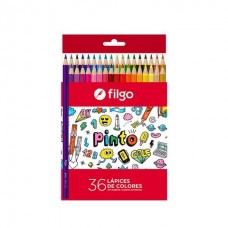 Lapiz De Color Largo Filgo X36
