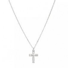 Collar  Acero Cruz