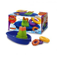 Barco Flotador Con Aros