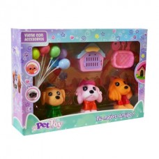 Set Mini Mascotas Con Accesorios 9 Piezzas Pet Toy