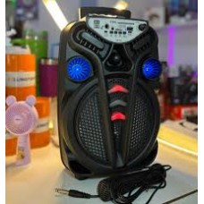 Parlante Om Bluetooth Con Microfono Led