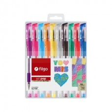 Boligrafo Filgo Gel Pop Glitter X10
