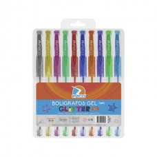 Boligrafo Filgo Gel Glitter X10 Ezco