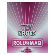 Talonario Chico Neutro