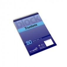 Block Esquelita A6 Liso 80h Con Espiral