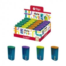 Sacapunta Plastico Con Deposito Tubo