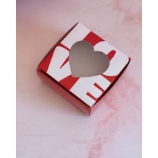 Caja Con Visor 10x10 San Valentin