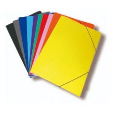 Carpeta Oficio 3 Solapas Con Elastico Colores Varios