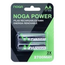 Pilas Recargables Noganet Aa X2