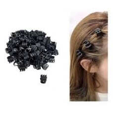 Broche Para Pelo Mini Negro X10