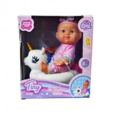 Bebe Con Flotador Unicornio 22cm Tiny