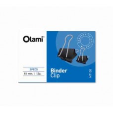 Aprieta Papeles Bc Negro N5 51mm Clips Por Unid
