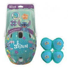 Set De Casco Con Protector Stitch